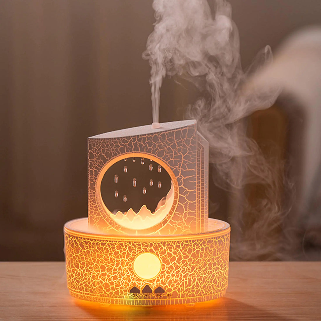 Raindrop Humidifiers for Bedroom300ML Ultrasonic Small Humidifier 🌿