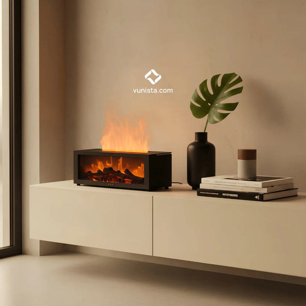 Vunista Flame Lamp Diffuser for Calm Modern Spaces