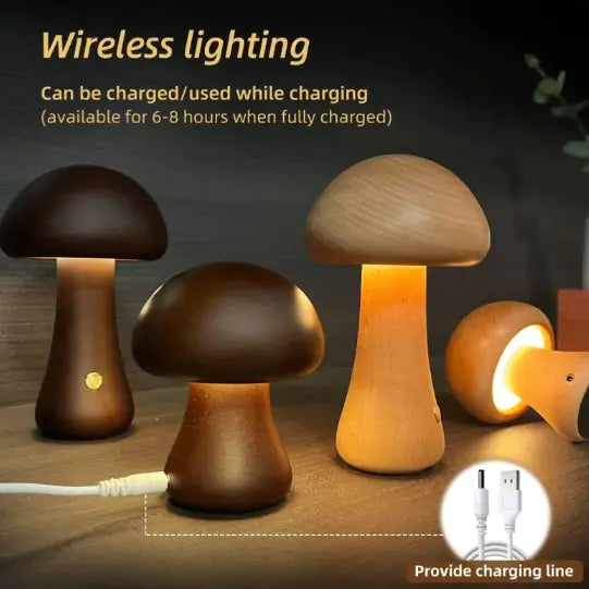 Vunista Woodland Mushroom Table Lamp