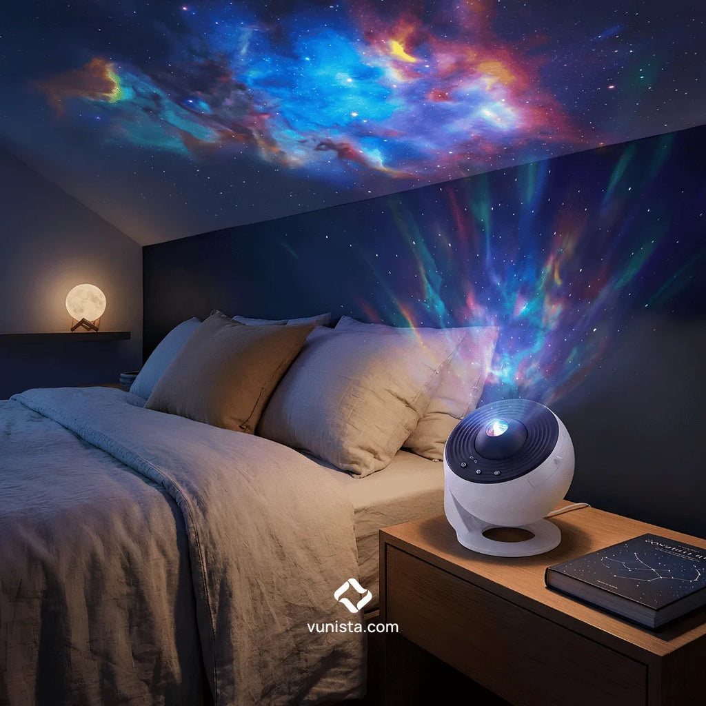 Vunista Cosmic Sphere Projector for Immersive Room Ambience