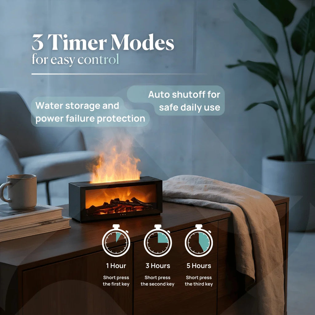 Vunista Flame Lamp Diffuser for Calm Modern Spaces