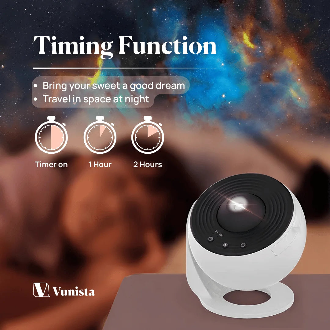 Vunista Cosmic Sphere Projector for Immersive Room Ambience