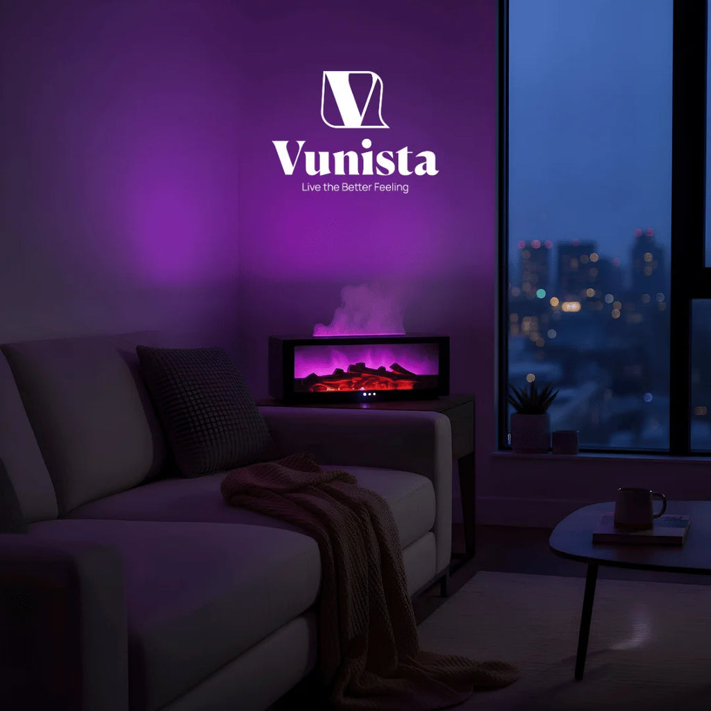 Vunista Flame Lamp Diffuser for Calm Modern Spaces
