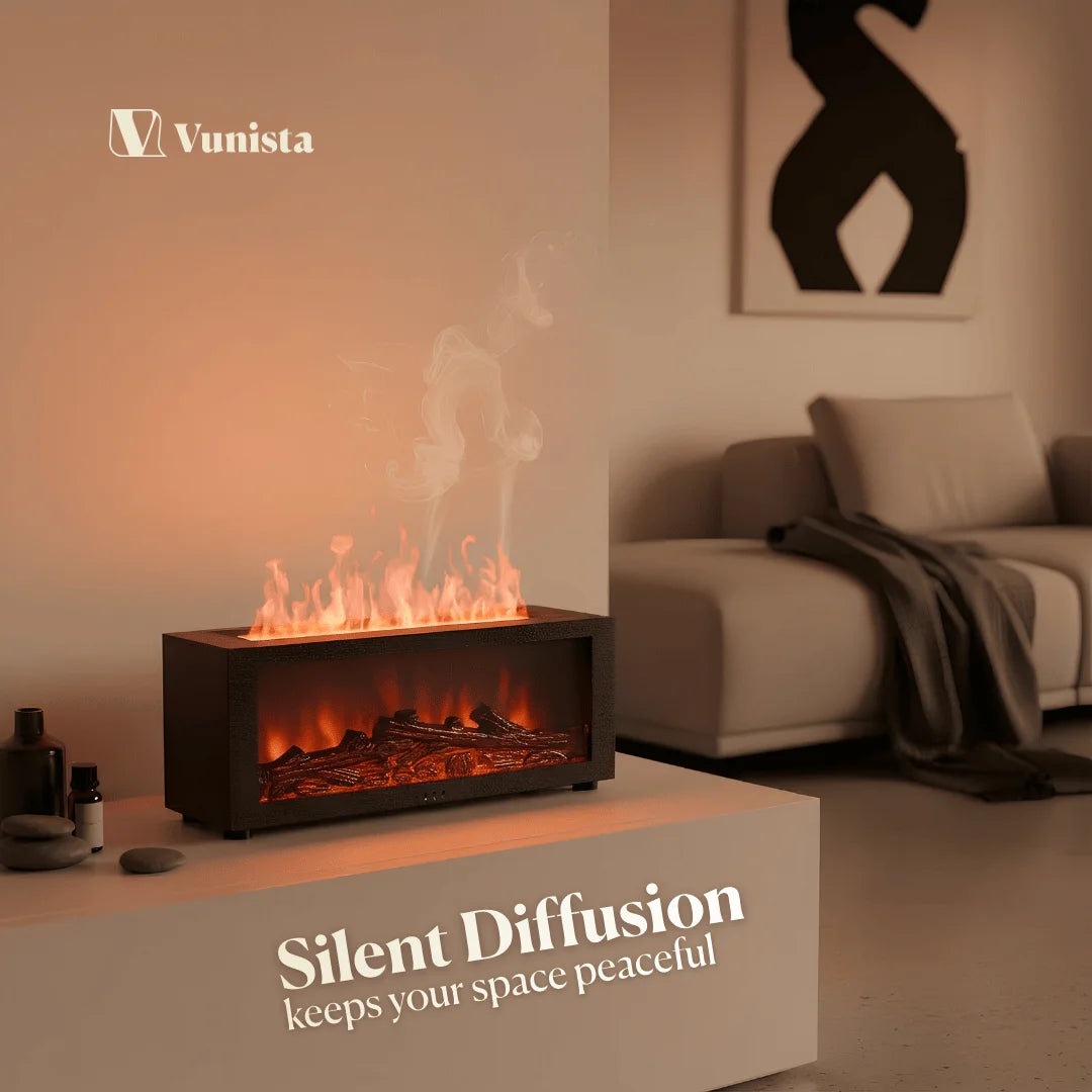 Vunista Flame Lamp Diffuser for Calm Modern Spaces