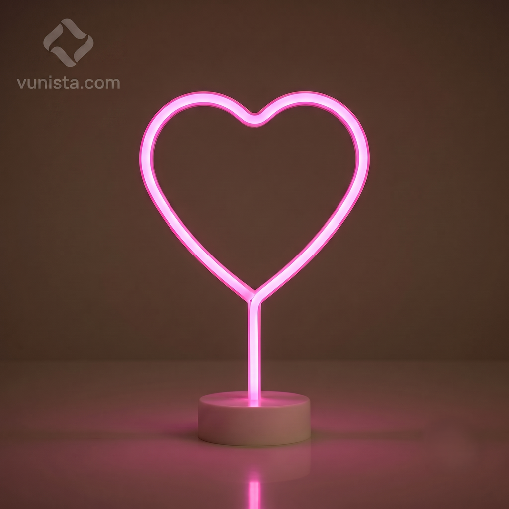 VUNISTA™ HeartGlow Neon Light