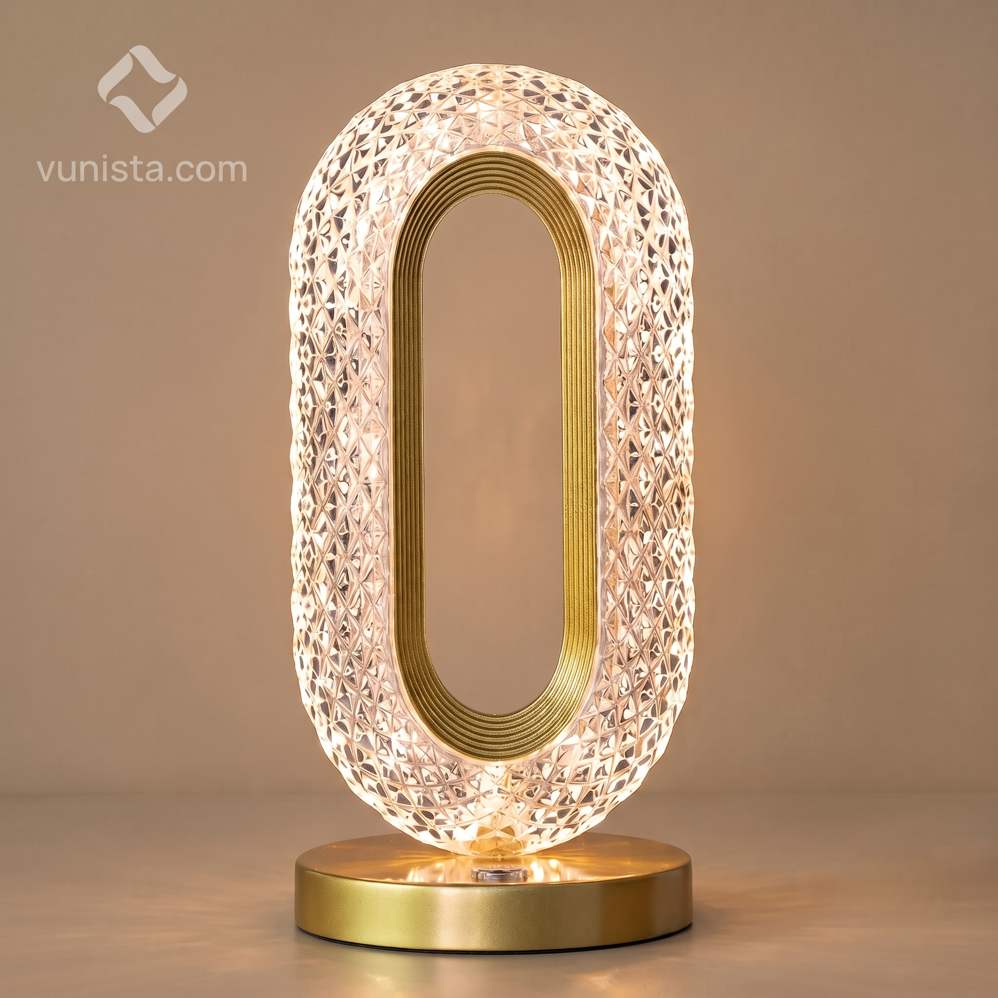 VUNISTA™ PrismGlow Crystal Touch Lamp