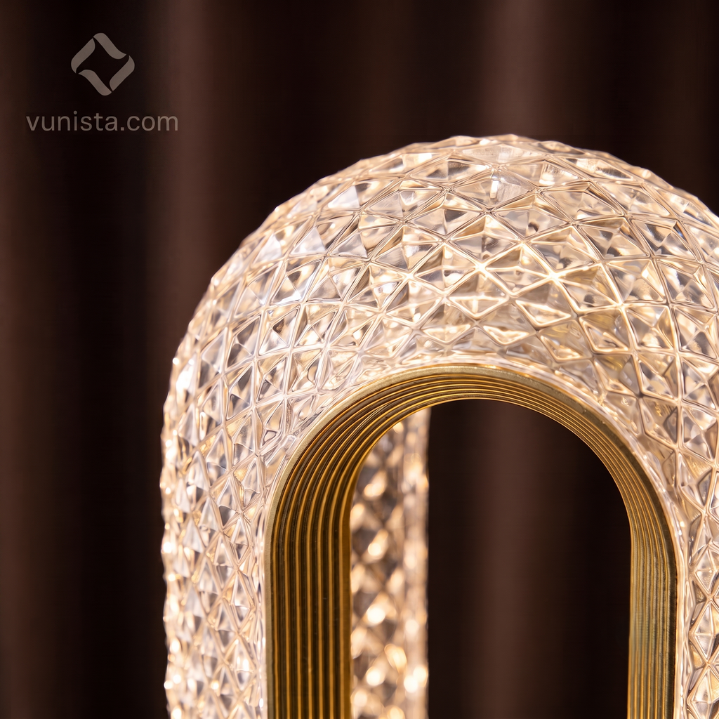 VUNISTA™ PrismGlow Crystal Touch Lamp