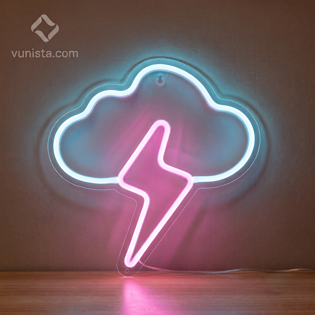 VUNISTA™ StormGlow Neon Sign ⚡