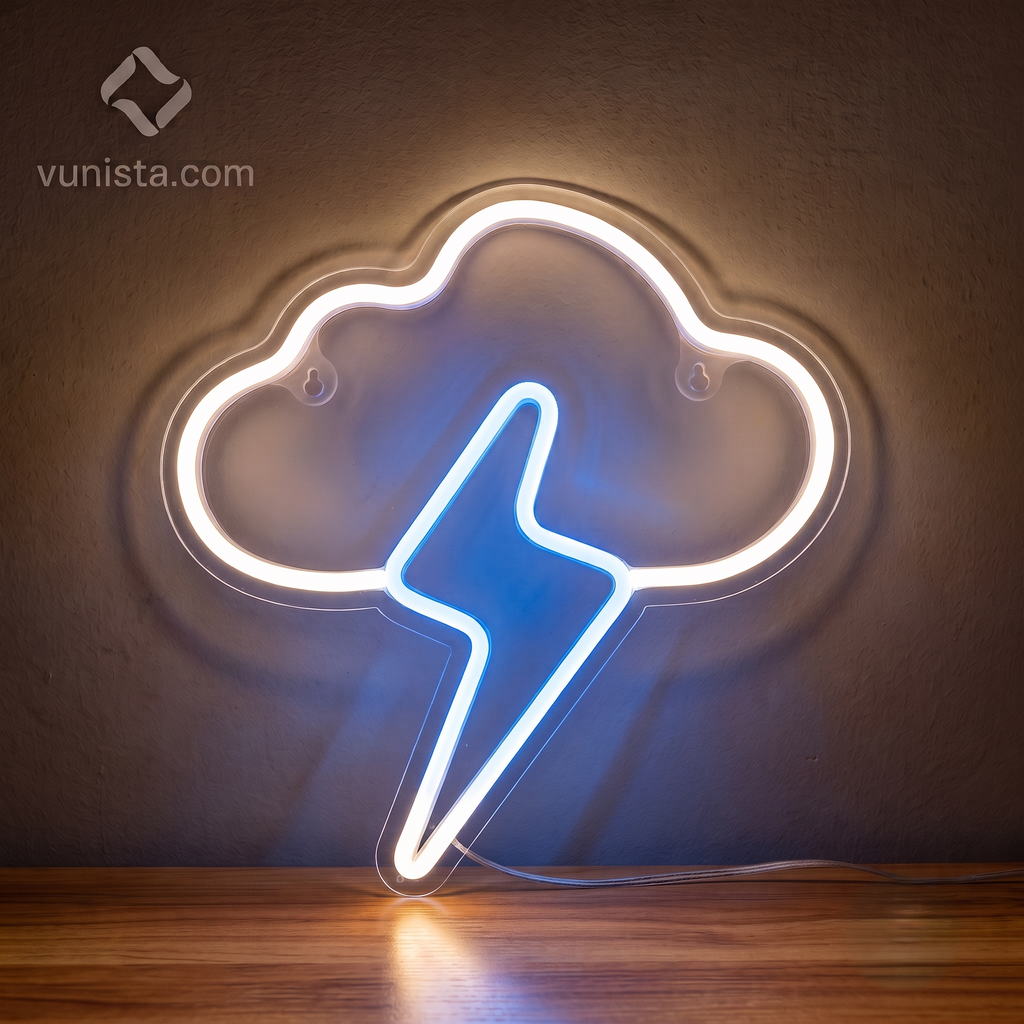 VUNISTA™ StormGlow Neon Sign ⚡
