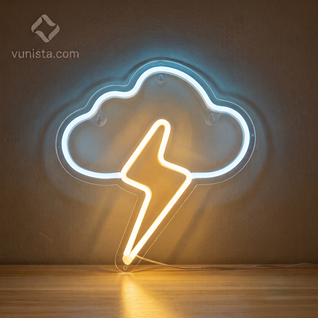VUNISTA™ StormGlow Neon Sign ⚡