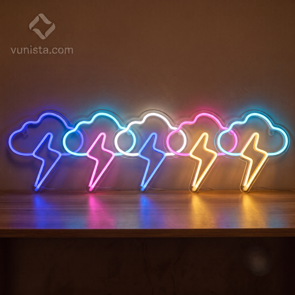 VUNISTA™ StormGlow Neon Sign ⚡