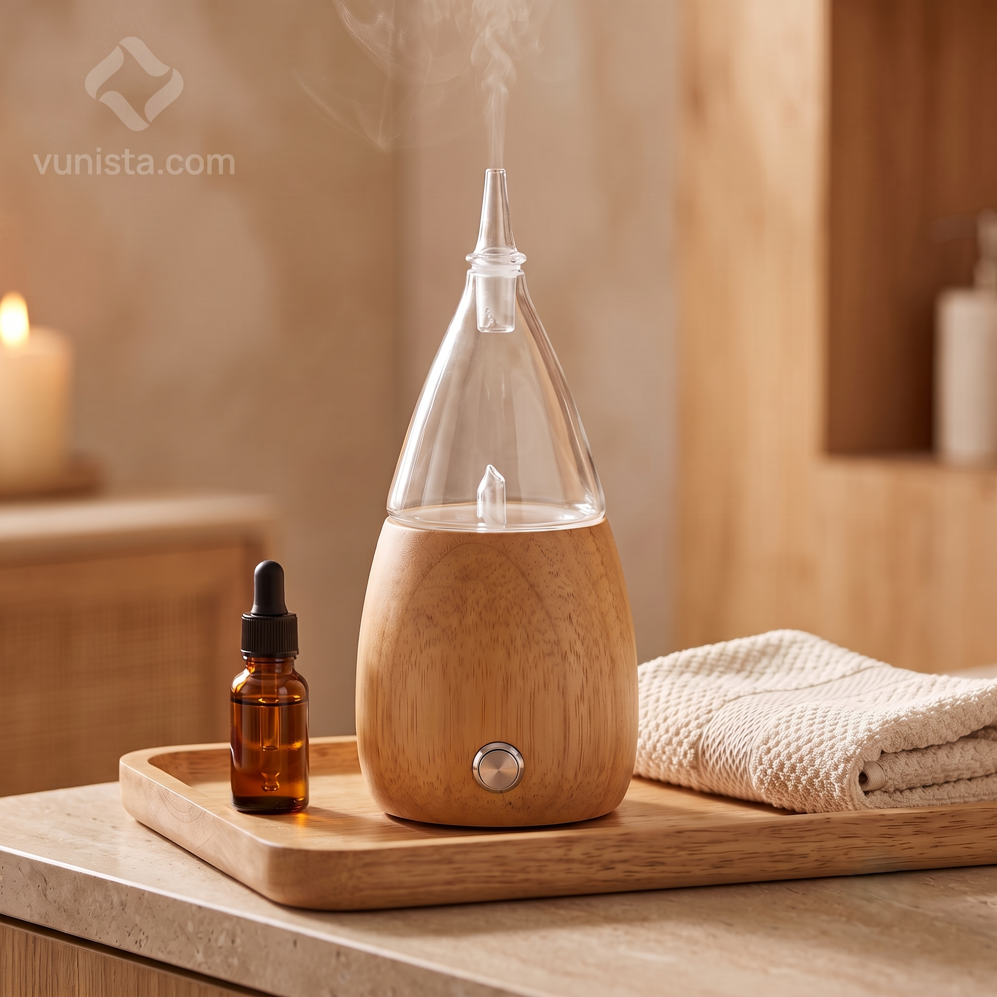 VUNISTA™ AuraWood Essential Oil Diffuser